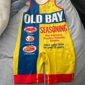 Old bay wrestling singlet